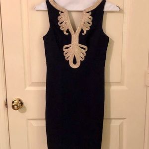 EUC Lilly Pulitzer Navy Shift Dress